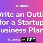 Write an outline for a business plan for a startup company