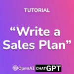 Banner write a sales plan with ai